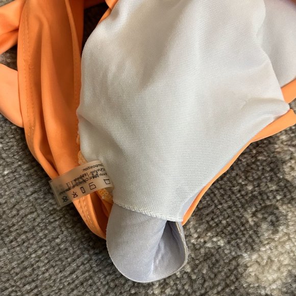 Zafa Women’s Orange Bikini Top Zaful Medium - Picture 4 of 4